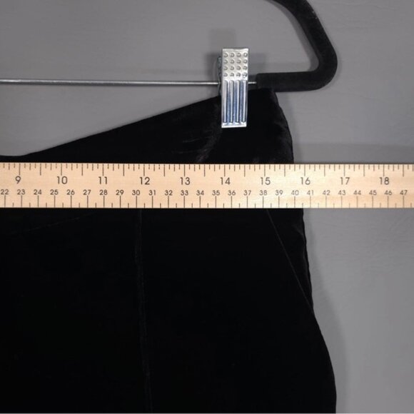 NWT MASSIMO DUTTI Women SILK MULBERRY Blend Velvet Trousers 5093/692/800 Size 8 - Picture 7 of 16